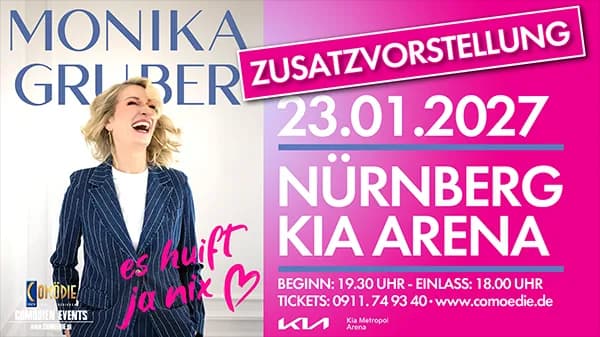 Monika Gruber – Es huift ja nix (Stadthalle Fürth)